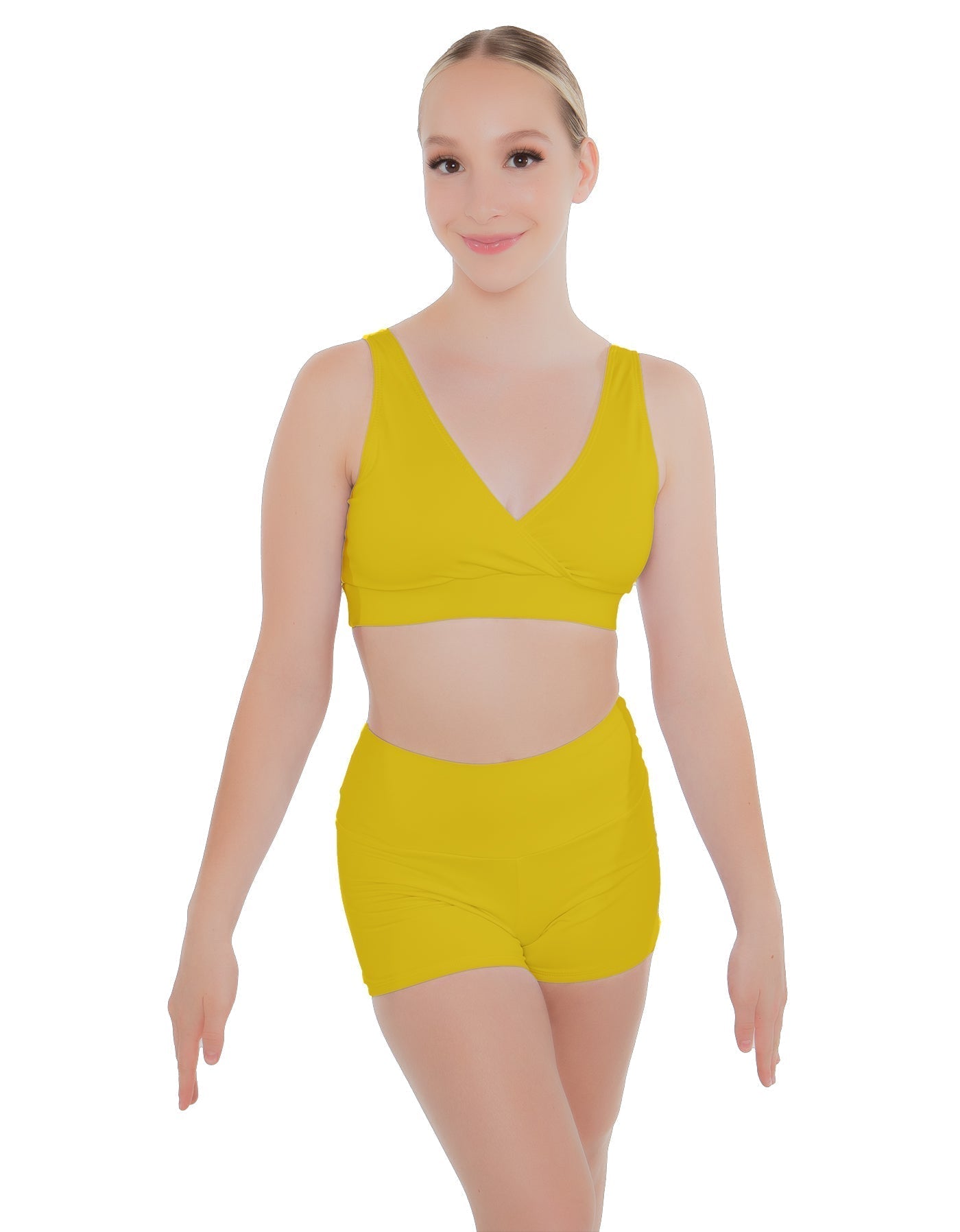 Solid Lycra Yoga Short