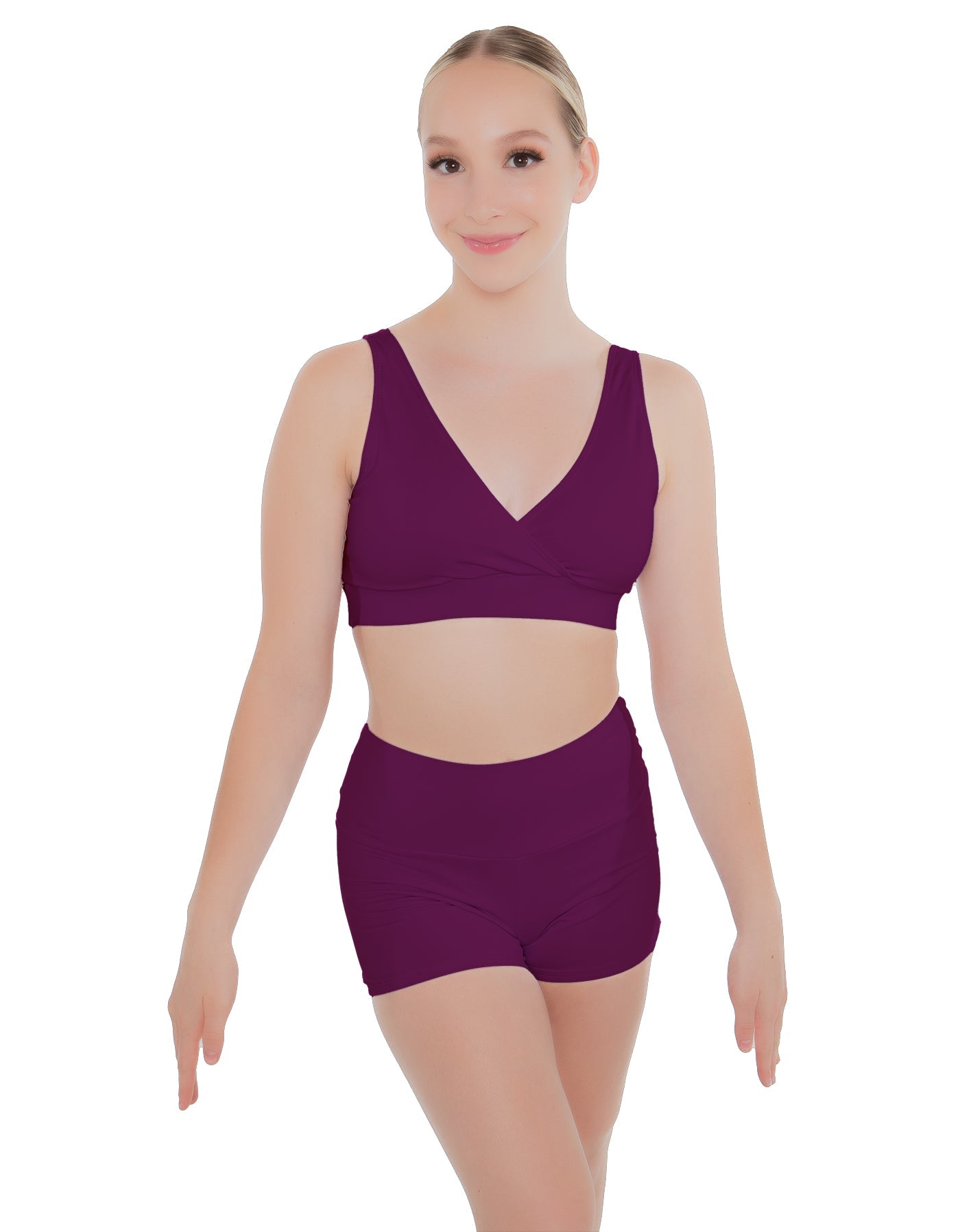 Solid Lycra Yoga Short