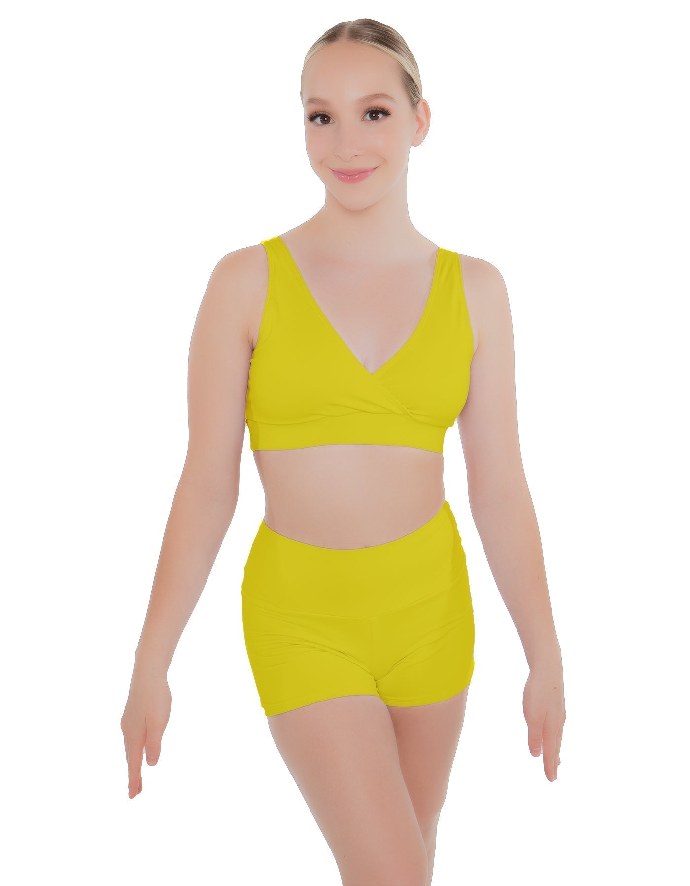 Solid Lycra Yoga Short