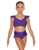 Solid Lycra High Rise Panty with Ruffle