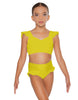 Solid Lycra High Rise Panty with Ruffle