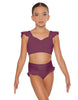Solid Lycra High Rise Panty with Ruffle