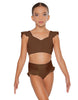 Solid Lycra High Rise Panty with Ruffle