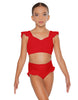 Solid Lycra High Rise Panty with Ruffle