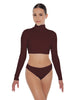 Solid Lycra Mid-Low Rise Panty