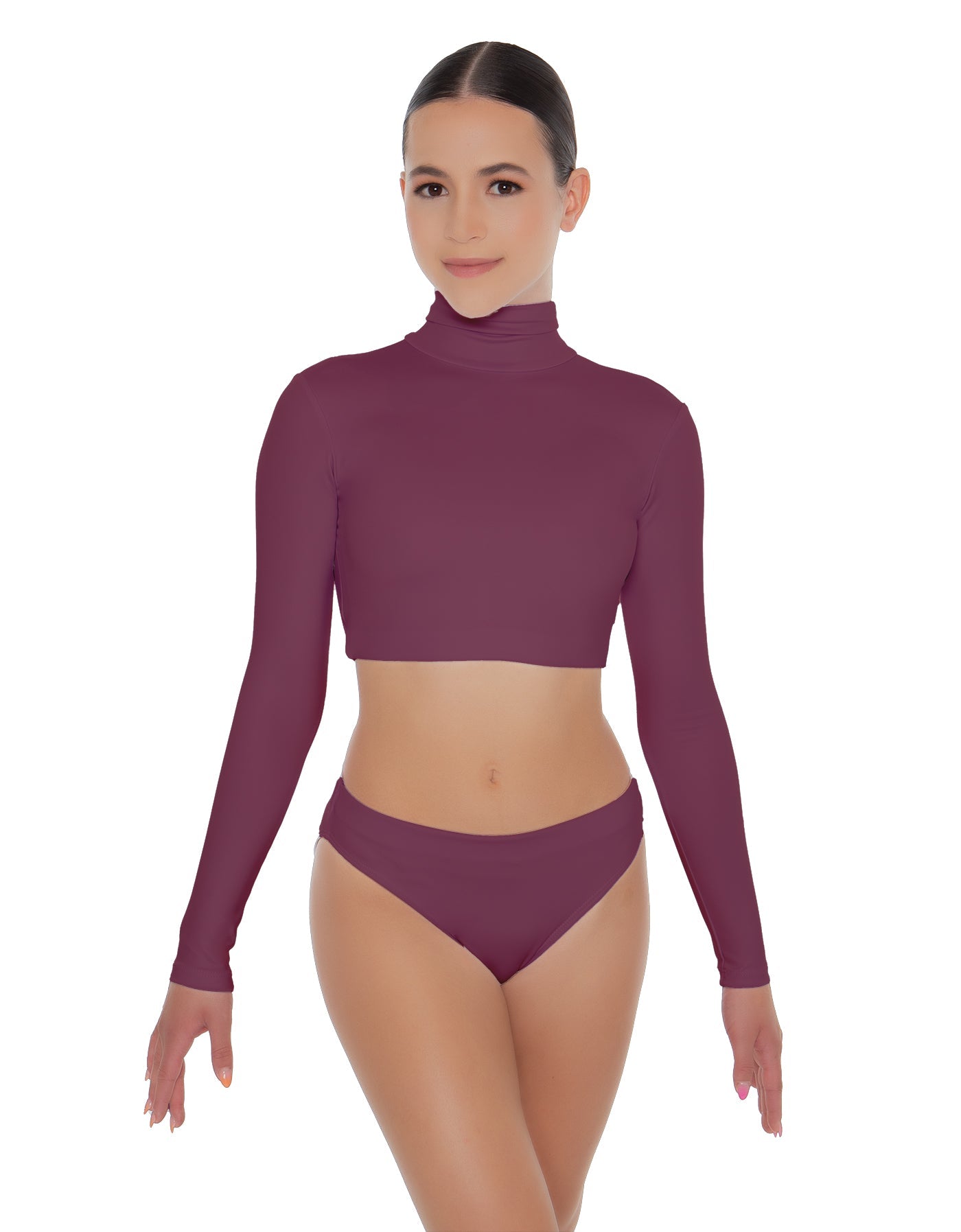 Solid Lycra Mid-Low Rise Panty