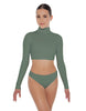 Solid Lycra Mid-Low Rise Panty