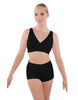 Solid Lycra High Waisted Short