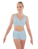 Solid Lycra High Waisted Short