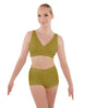 Solid Lycra High Waisted Short