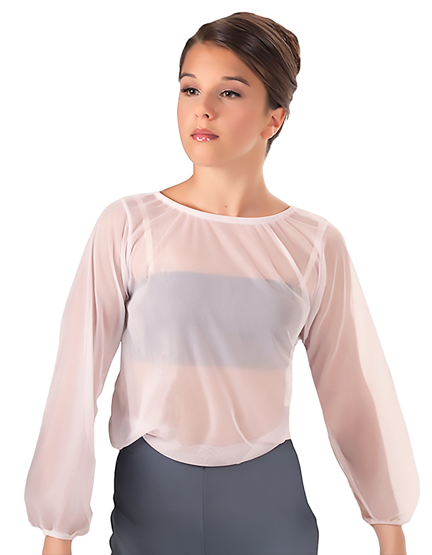 Solid Chiffon Fade Into You Top