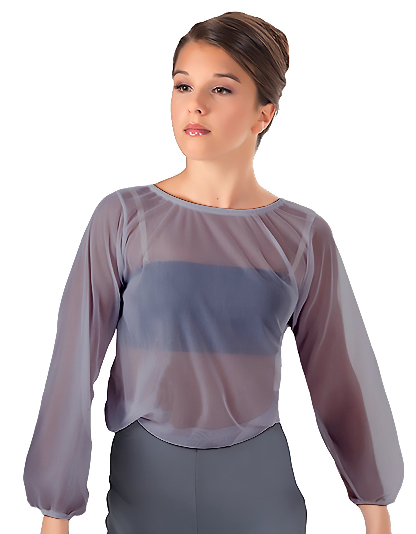 Solid Chiffon Fade Into You Top