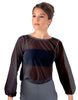 Solid Chiffon Fade Into You Top