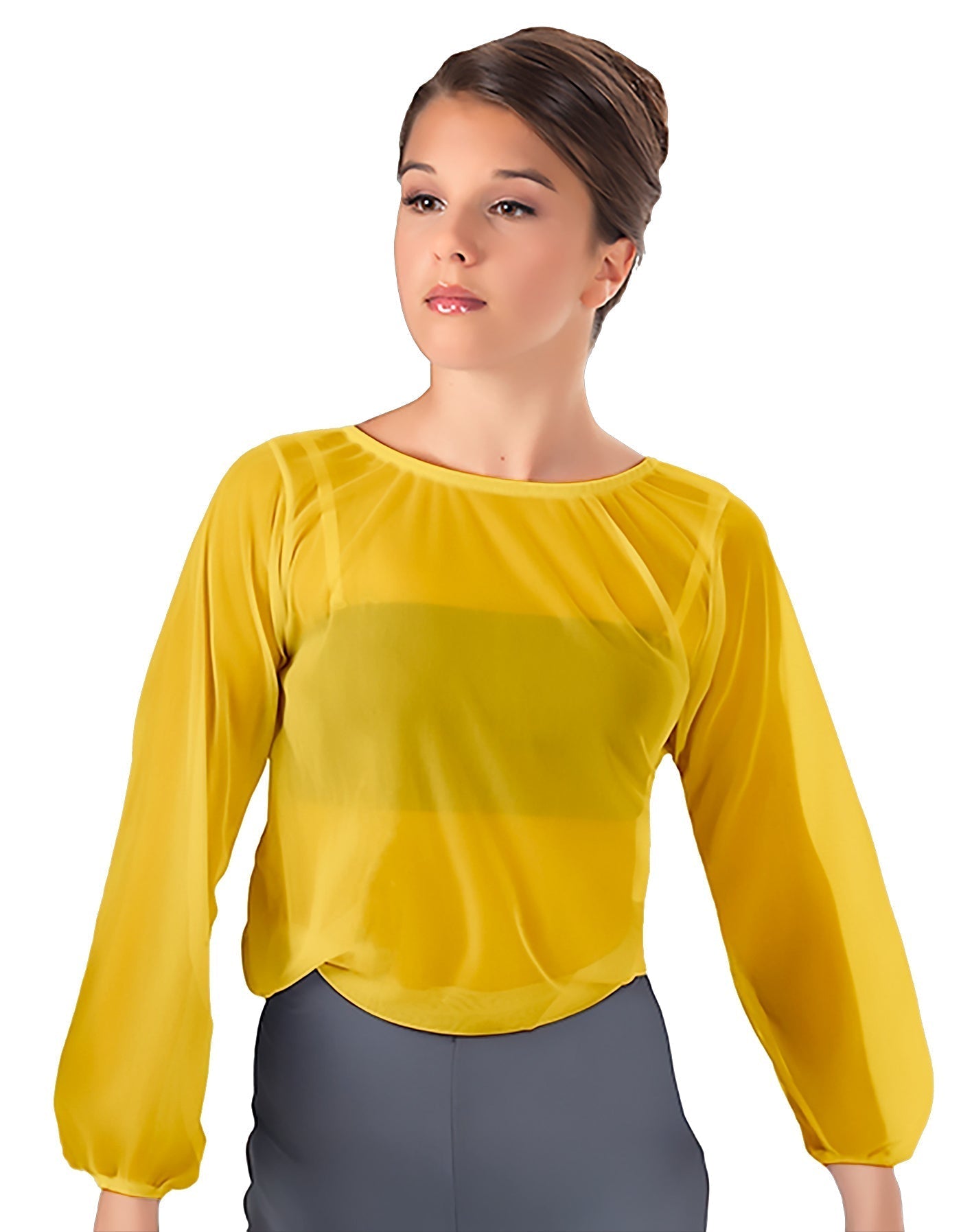 Solid Chiffon Fade Into You Top