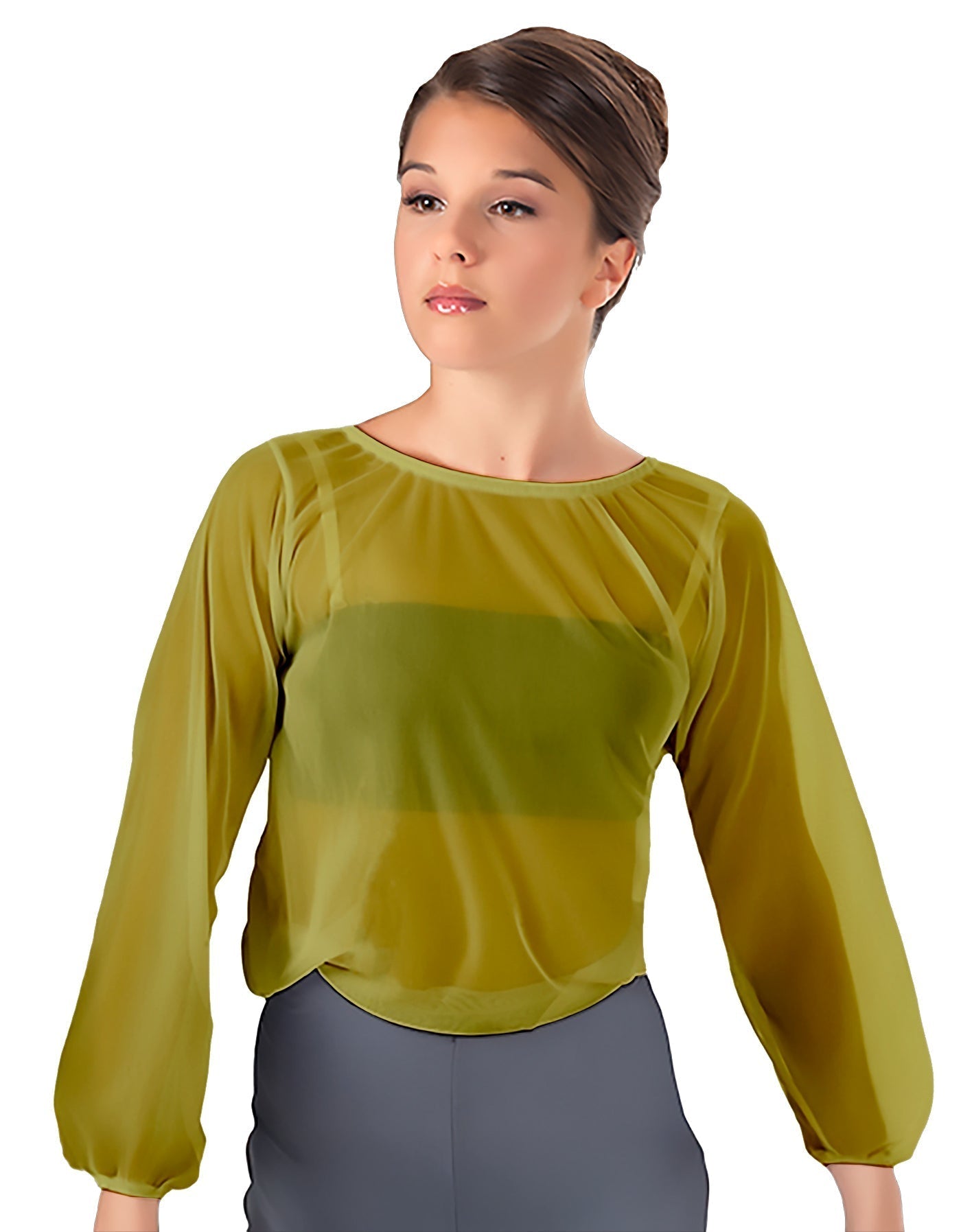 Solid Chiffon Fade Into You Top