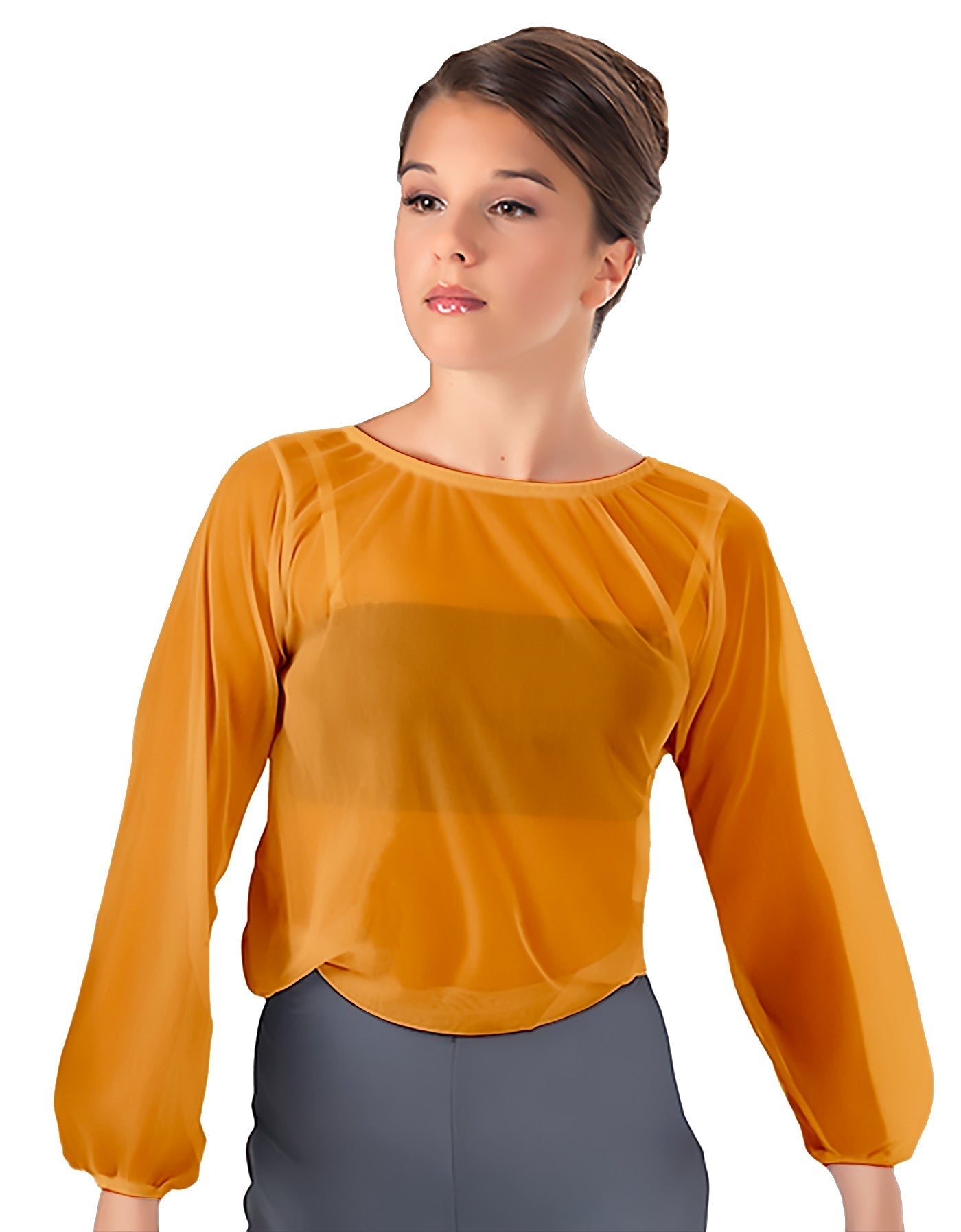 Solid Chiffon Fade Into You Top
