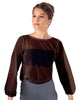 Solid Chiffon Fade Into You Top