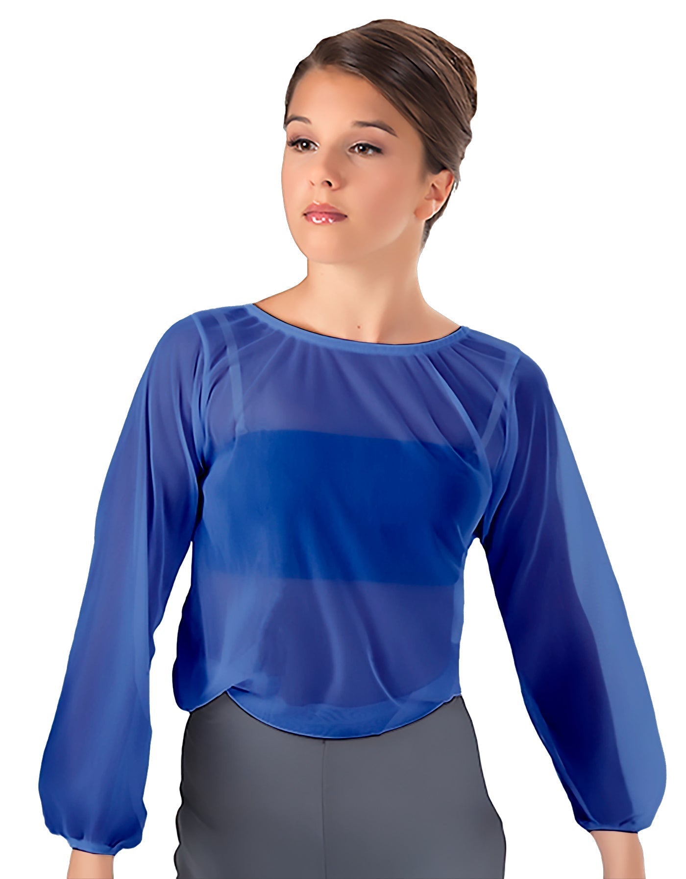 Solid Chiffon Fade Into You Top