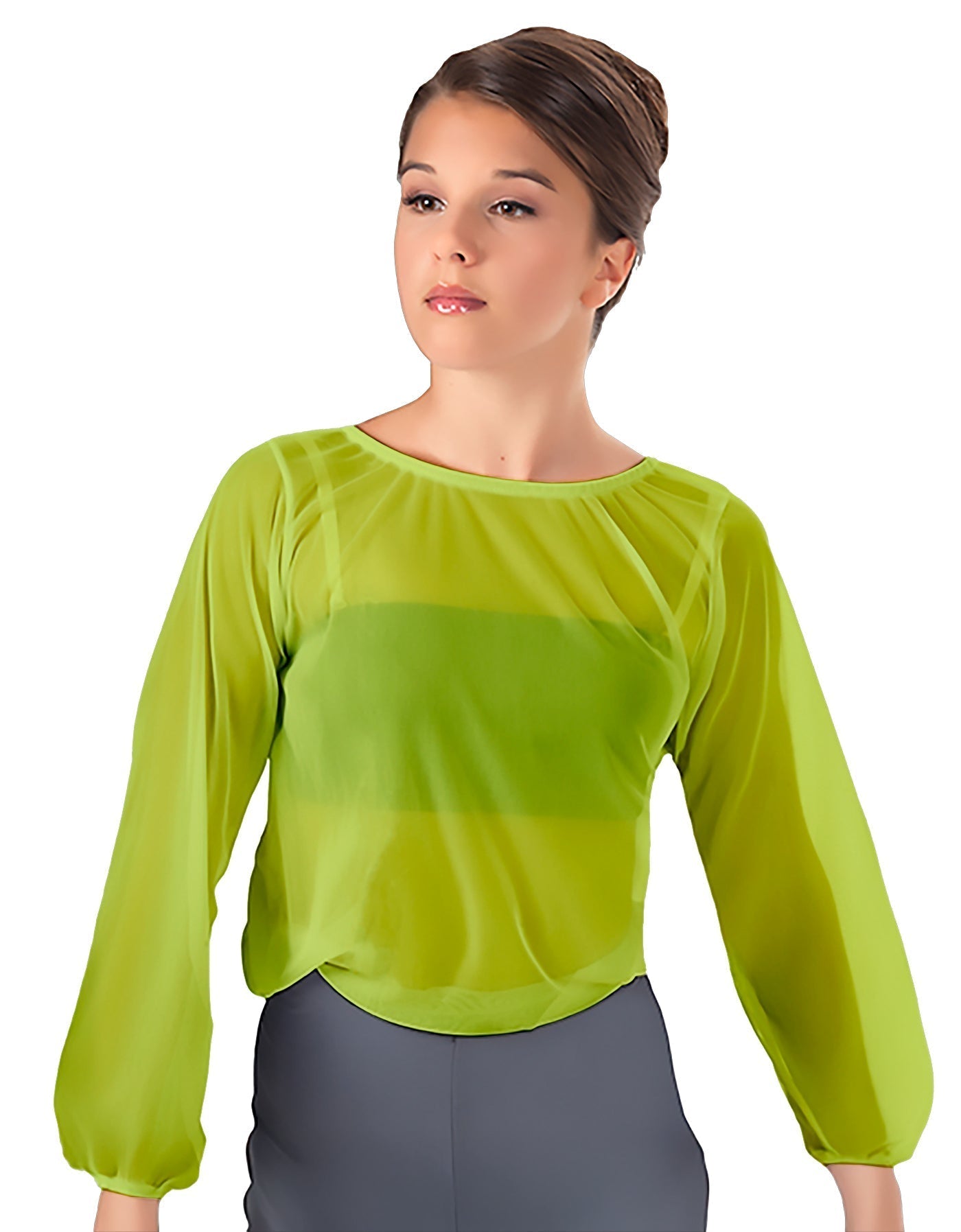 Solid Chiffon Fade Into You Top