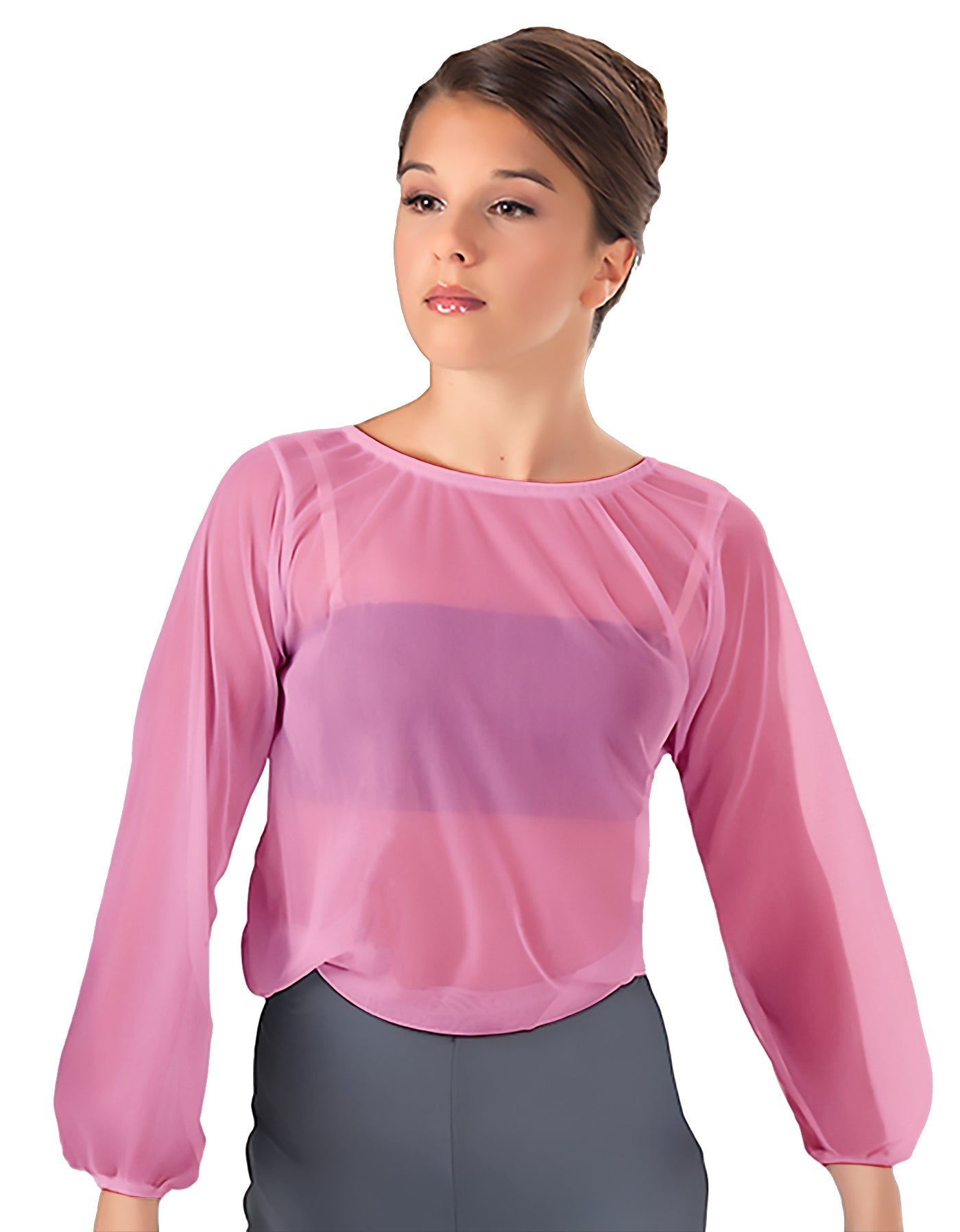 Solid Chiffon Fade Into You Top