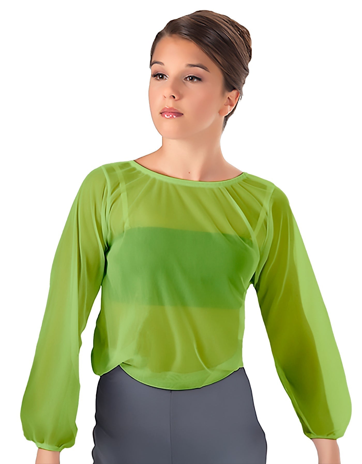 Solid Chiffon Fade Into You Top