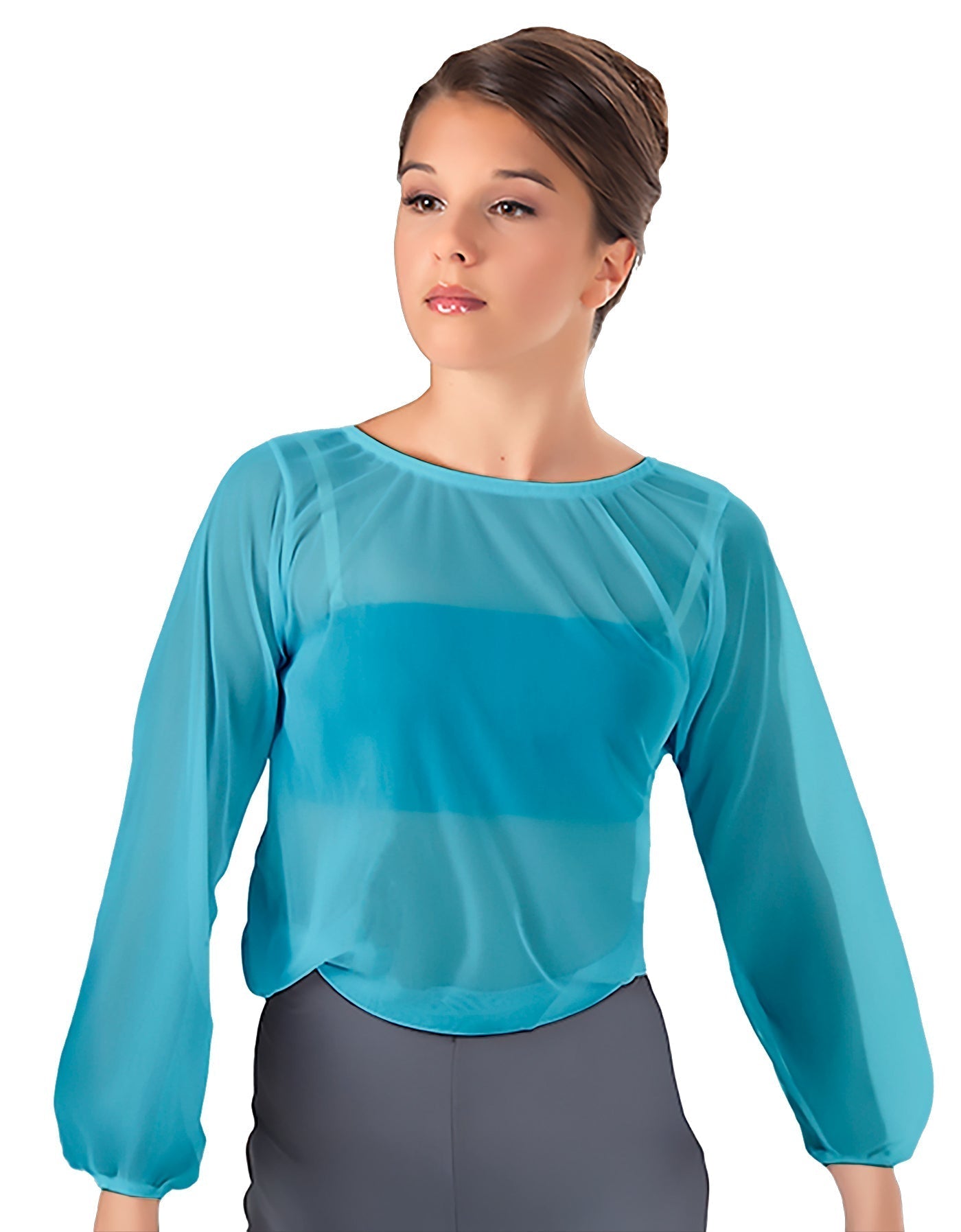 Solid Chiffon Fade Into You Top