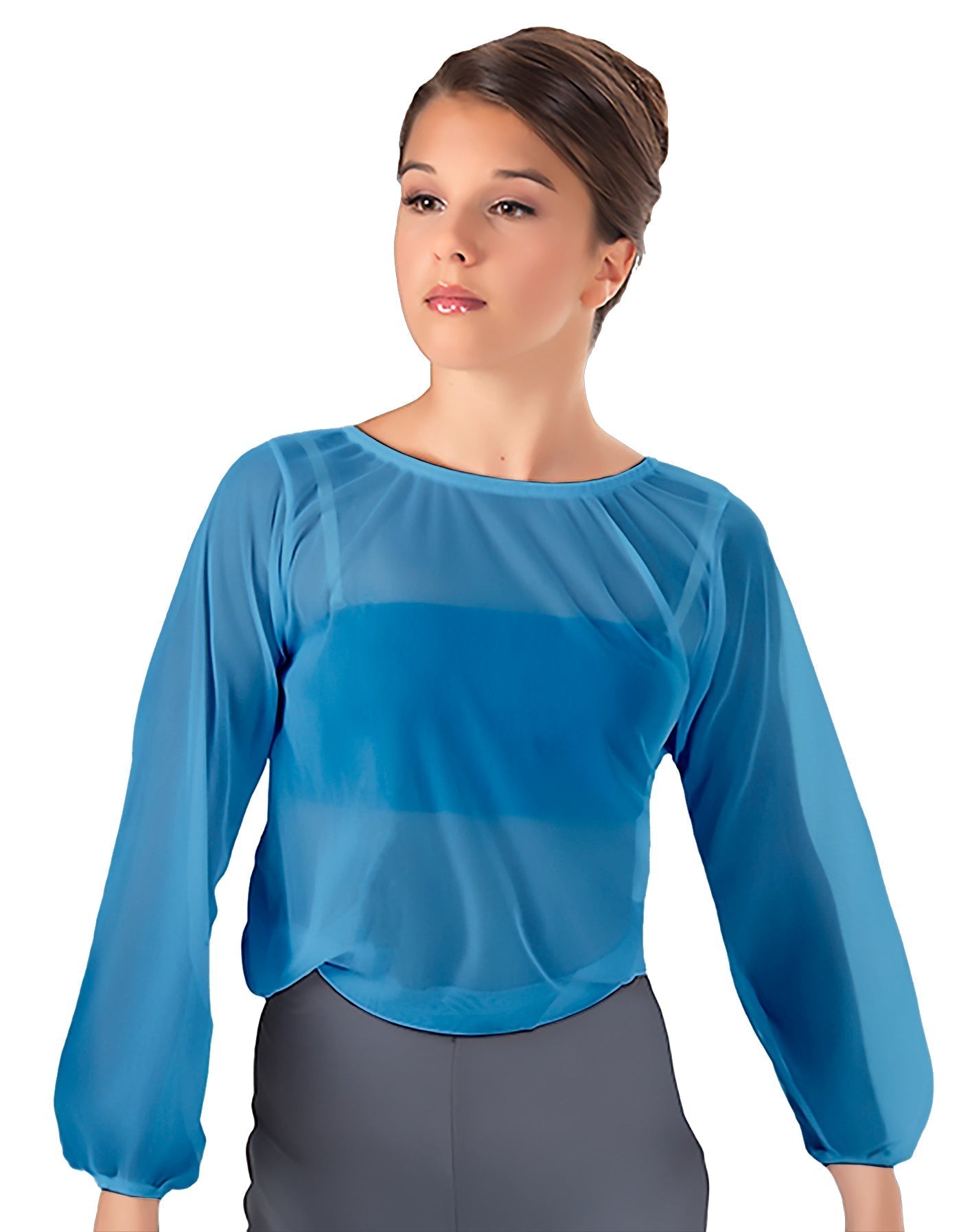 Solid Chiffon Fade Into You Top