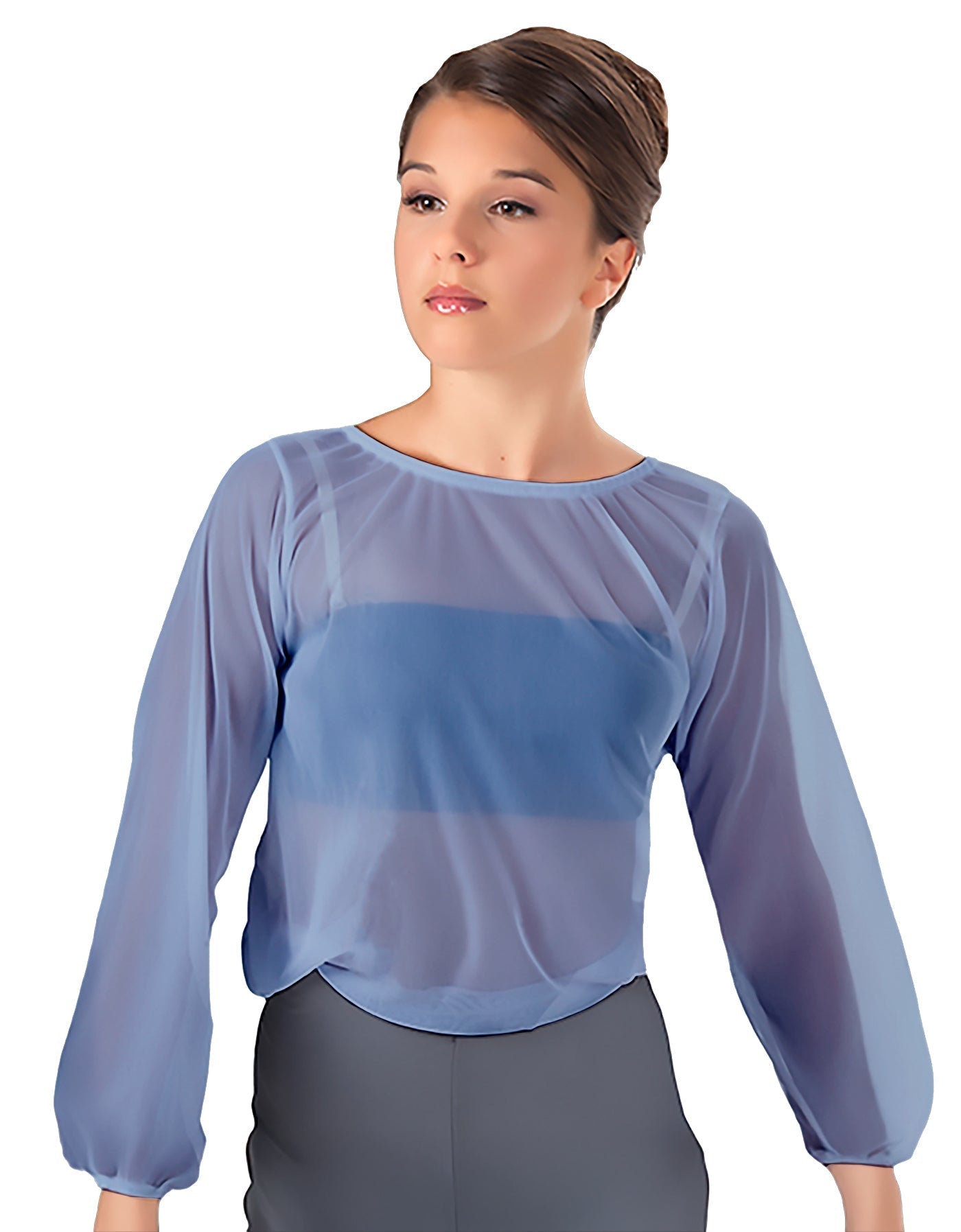 Solid Chiffon Fade Into You Top