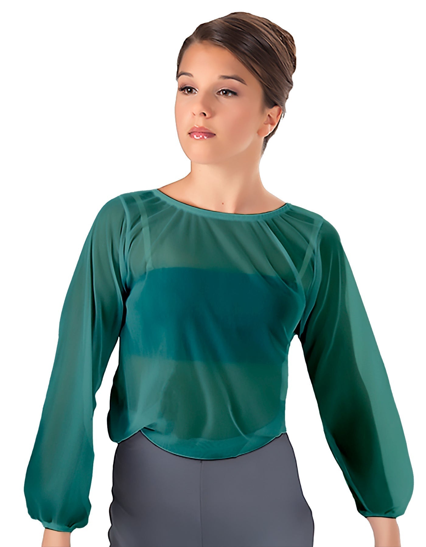 Solid Chiffon Fade Into You Top