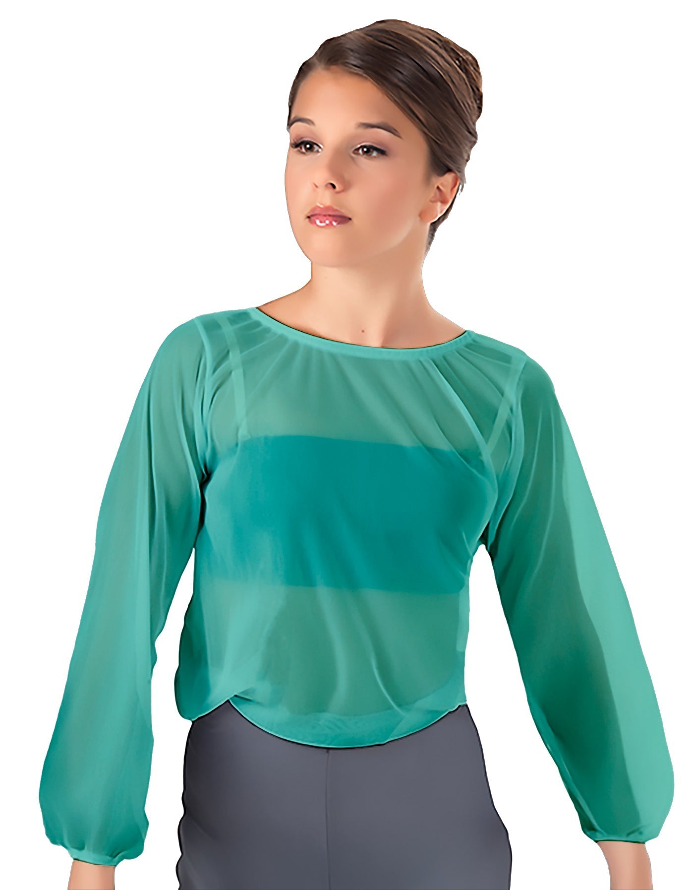 Solid Chiffon Fade Into You Top