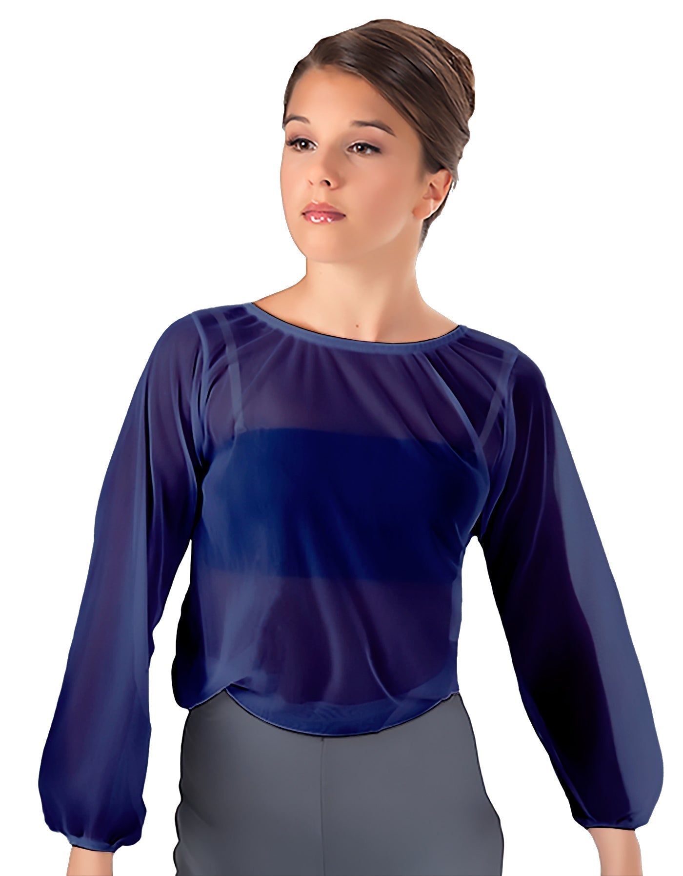Solid Chiffon Fade Into You Top