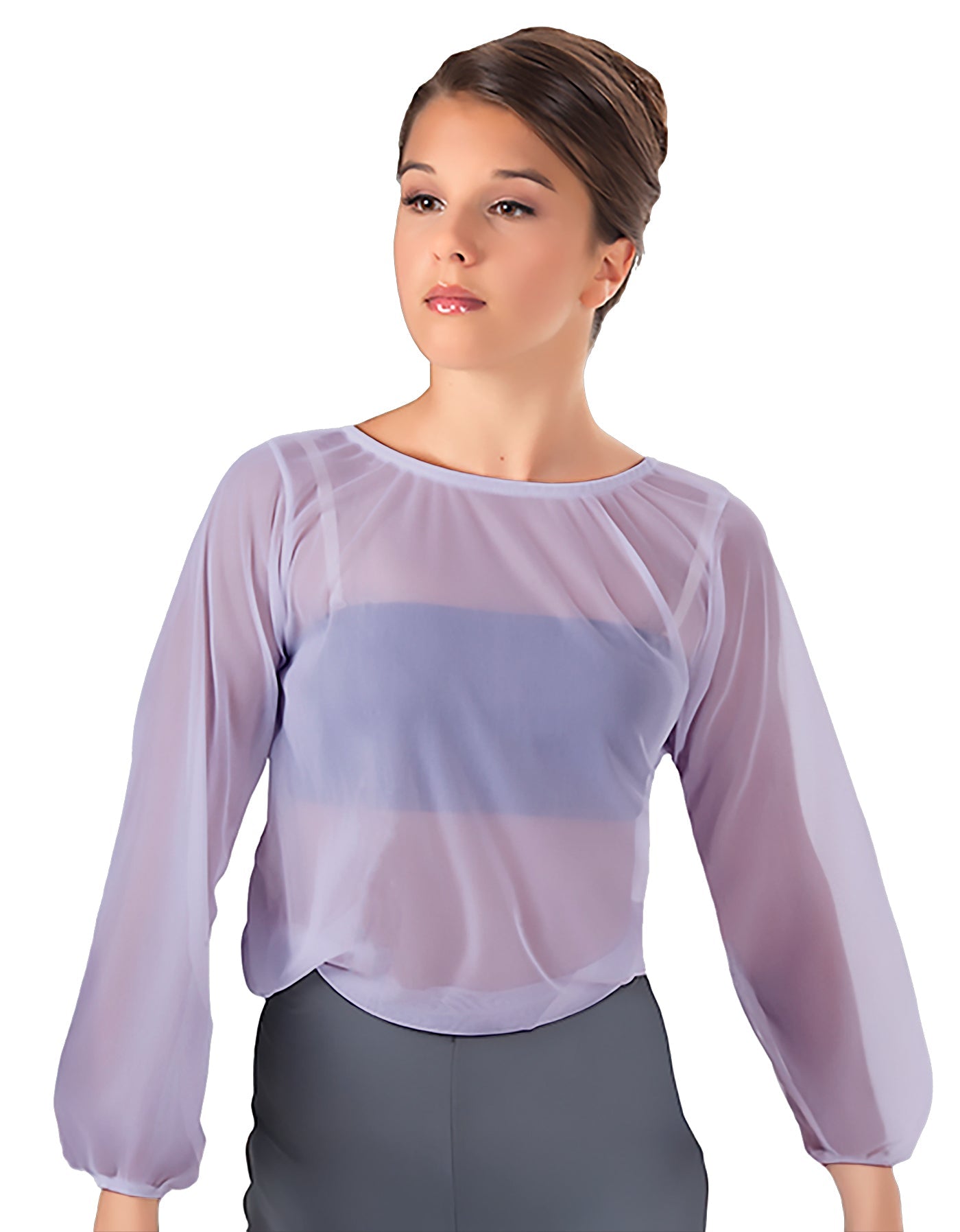 Solid Chiffon Fade Into You Top