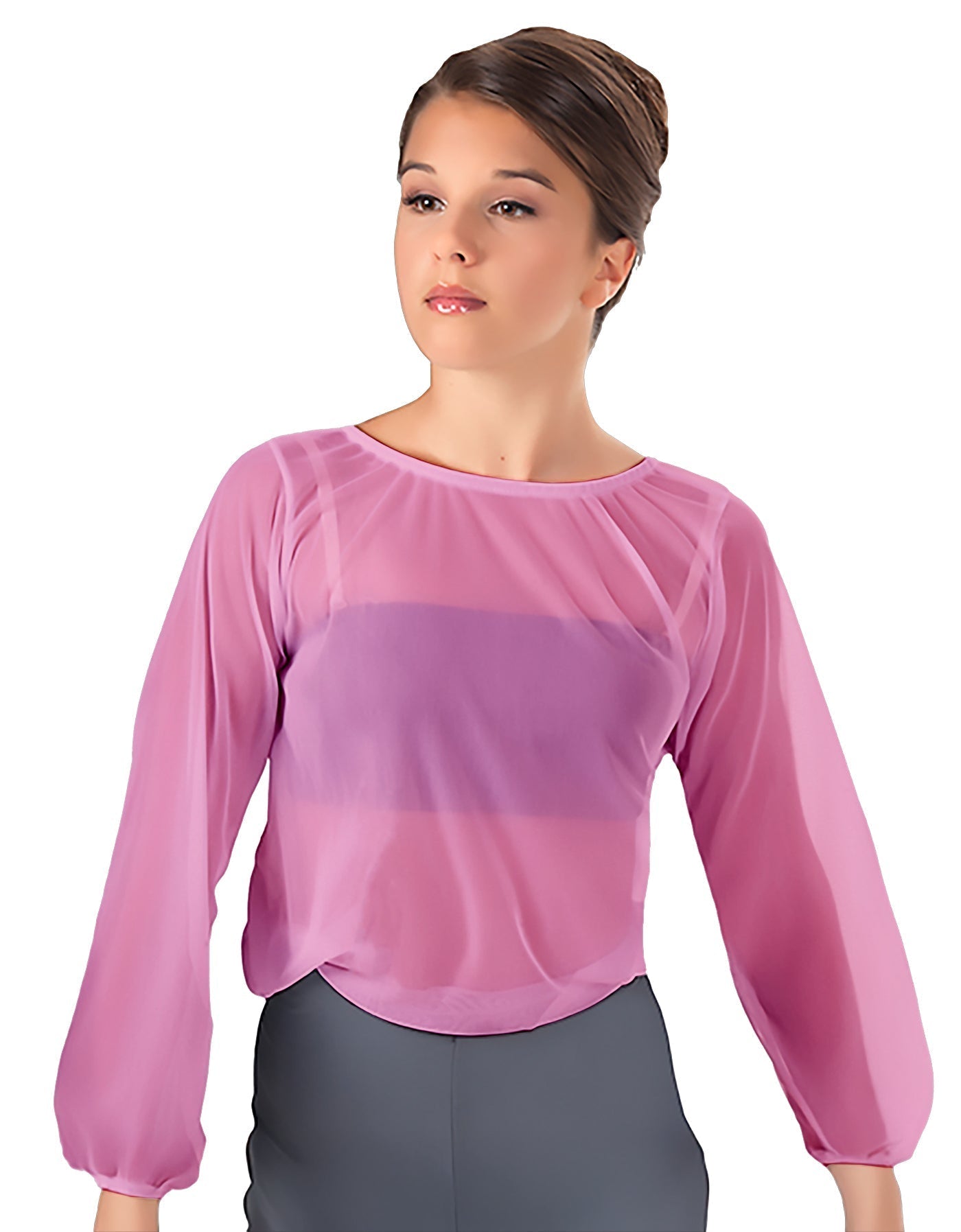 Solid Chiffon Fade Into You Top