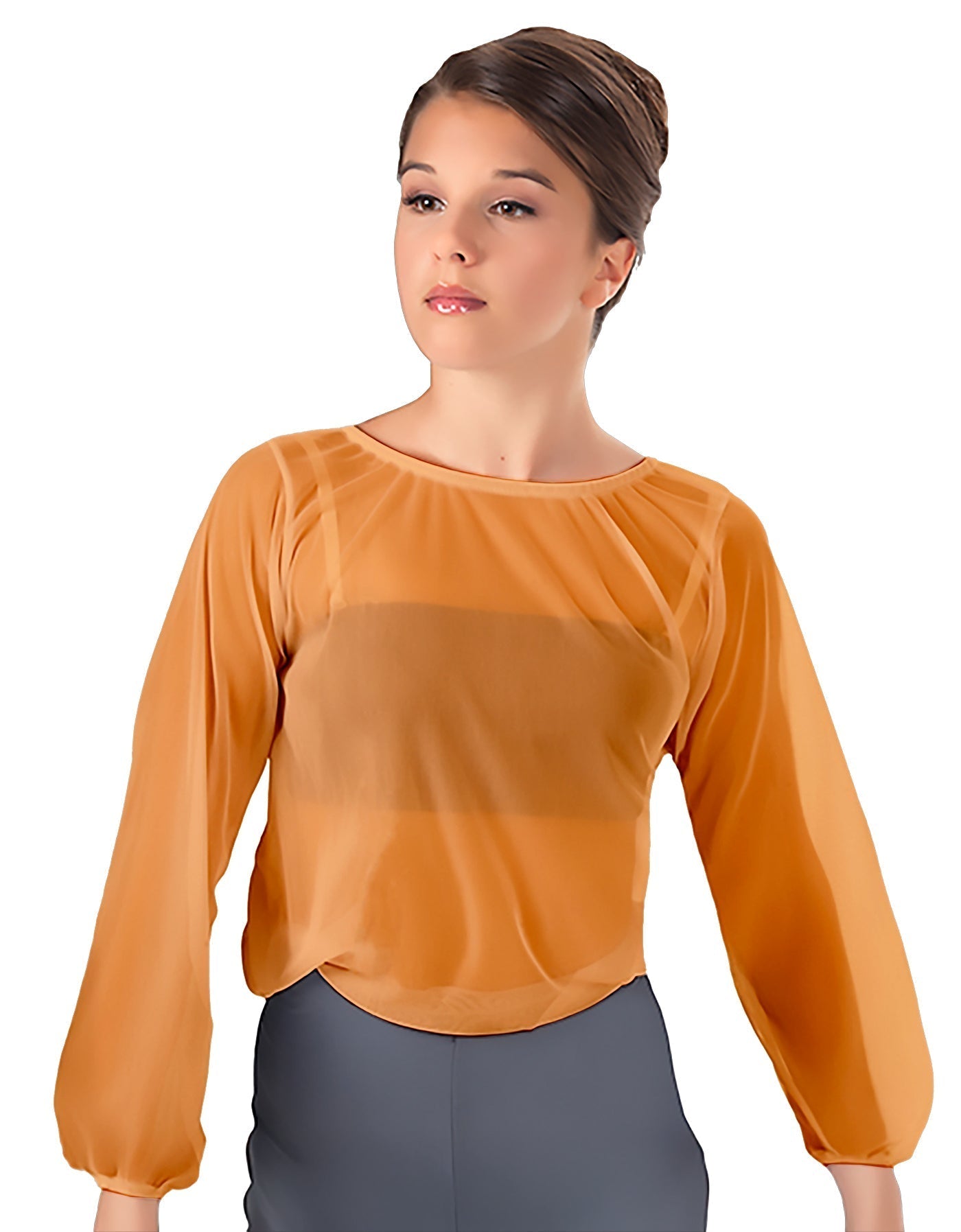 Solid Chiffon Fade Into You Top