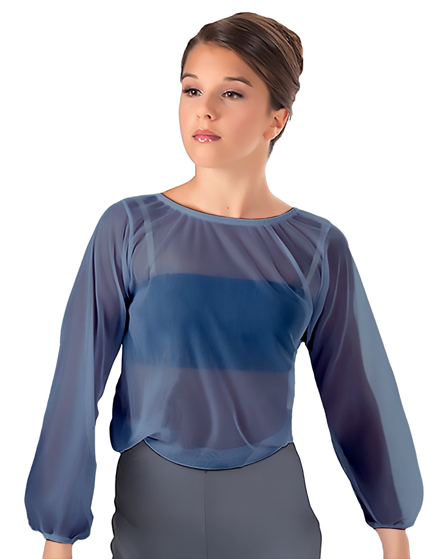Solid Chiffon Fade Into You Top