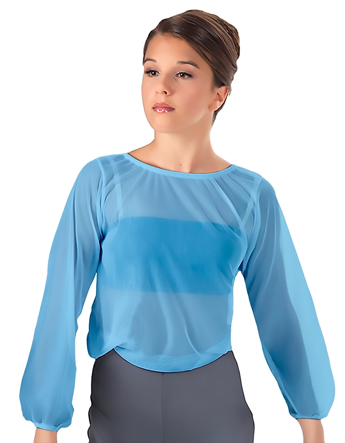 Solid Chiffon Fade Into You Top