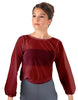 Solid Chiffon Fade Into You Top