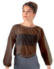 Solid Chiffon Fade Into You Top