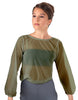 Solid Chiffon Fade Into You Top
