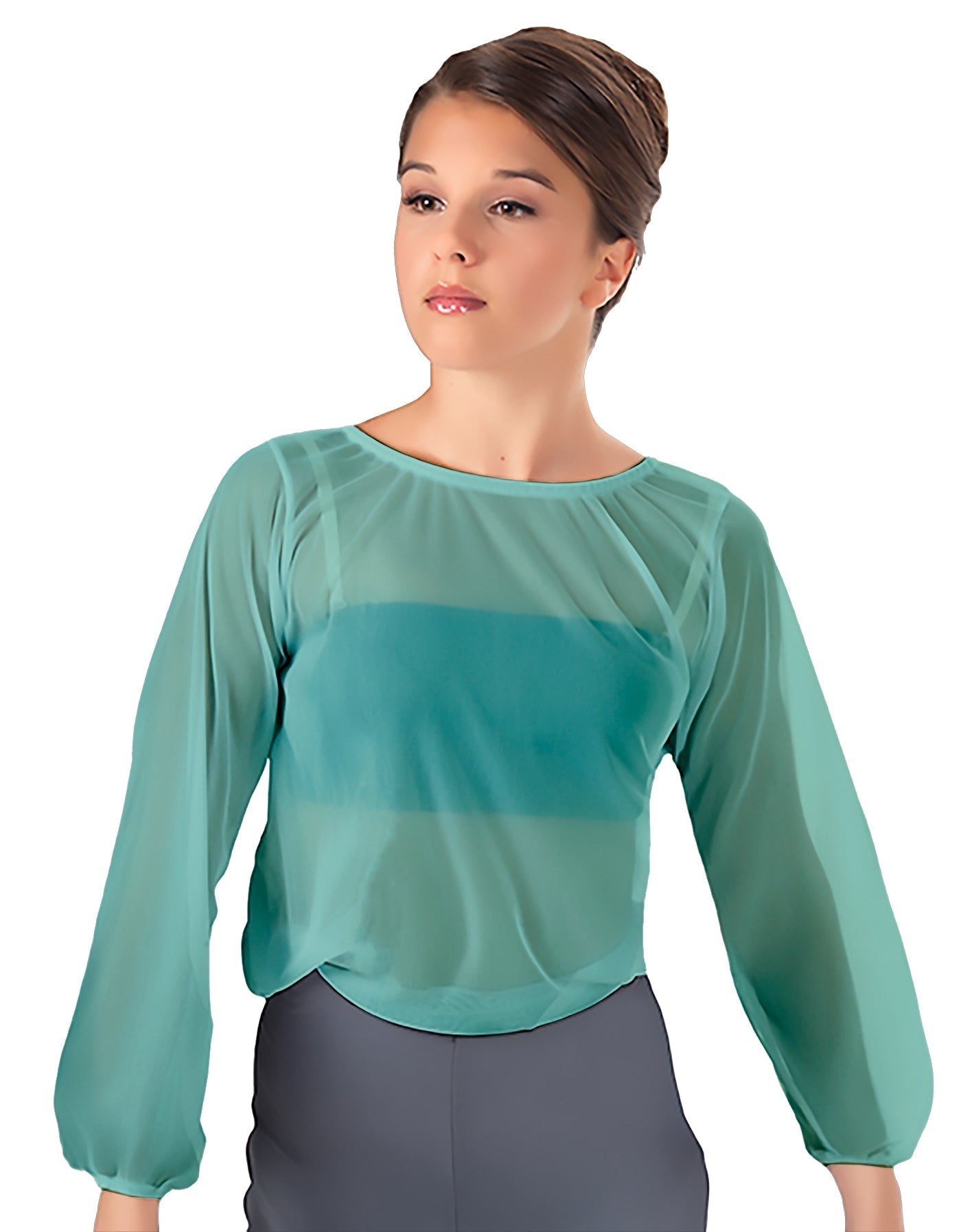 Solid Chiffon Fade Into You Top