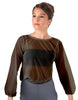 Solid Chiffon Fade Into You Top