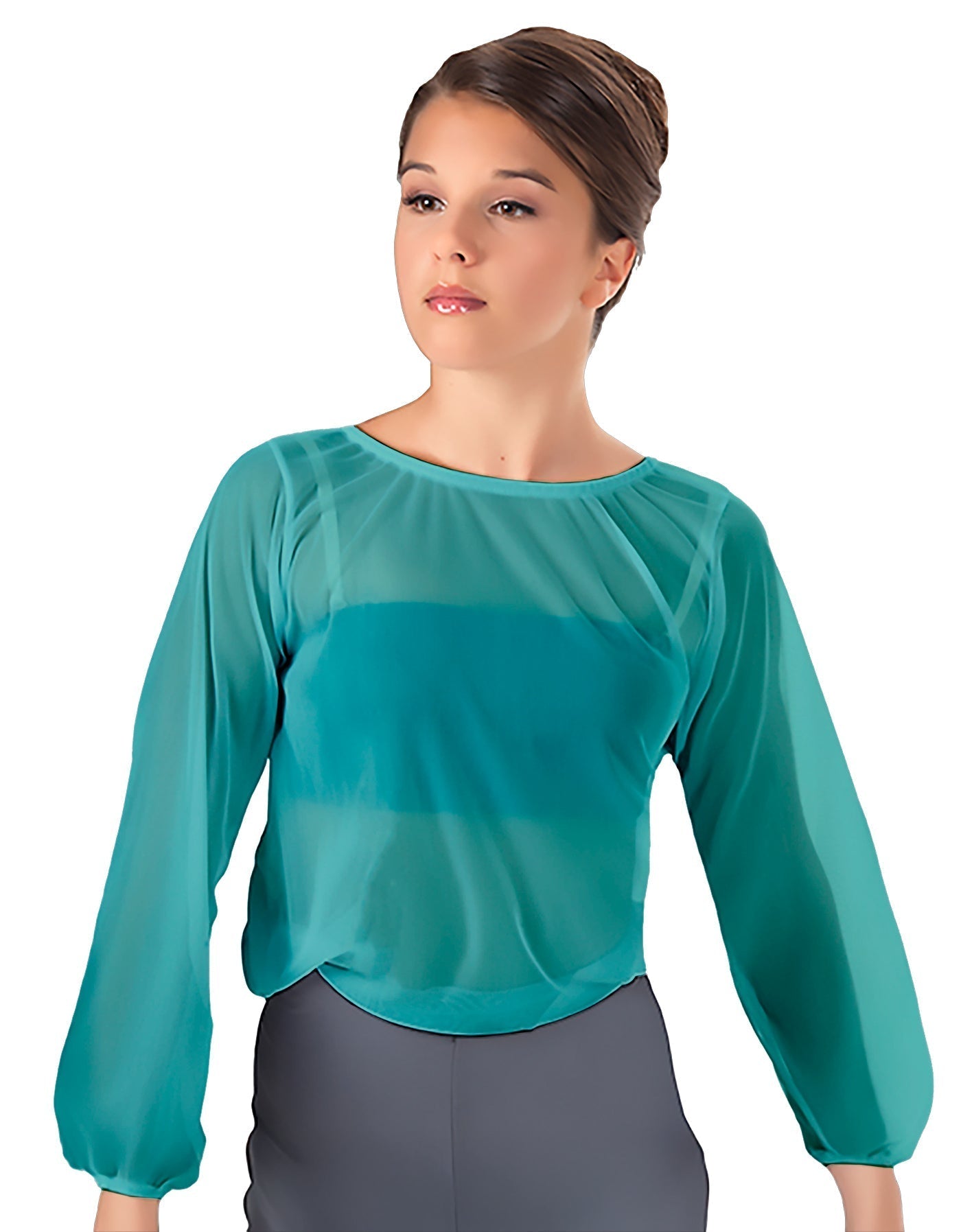 Solid Chiffon Fade Into You Top
