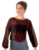 Solid Chiffon Fade Into You Top