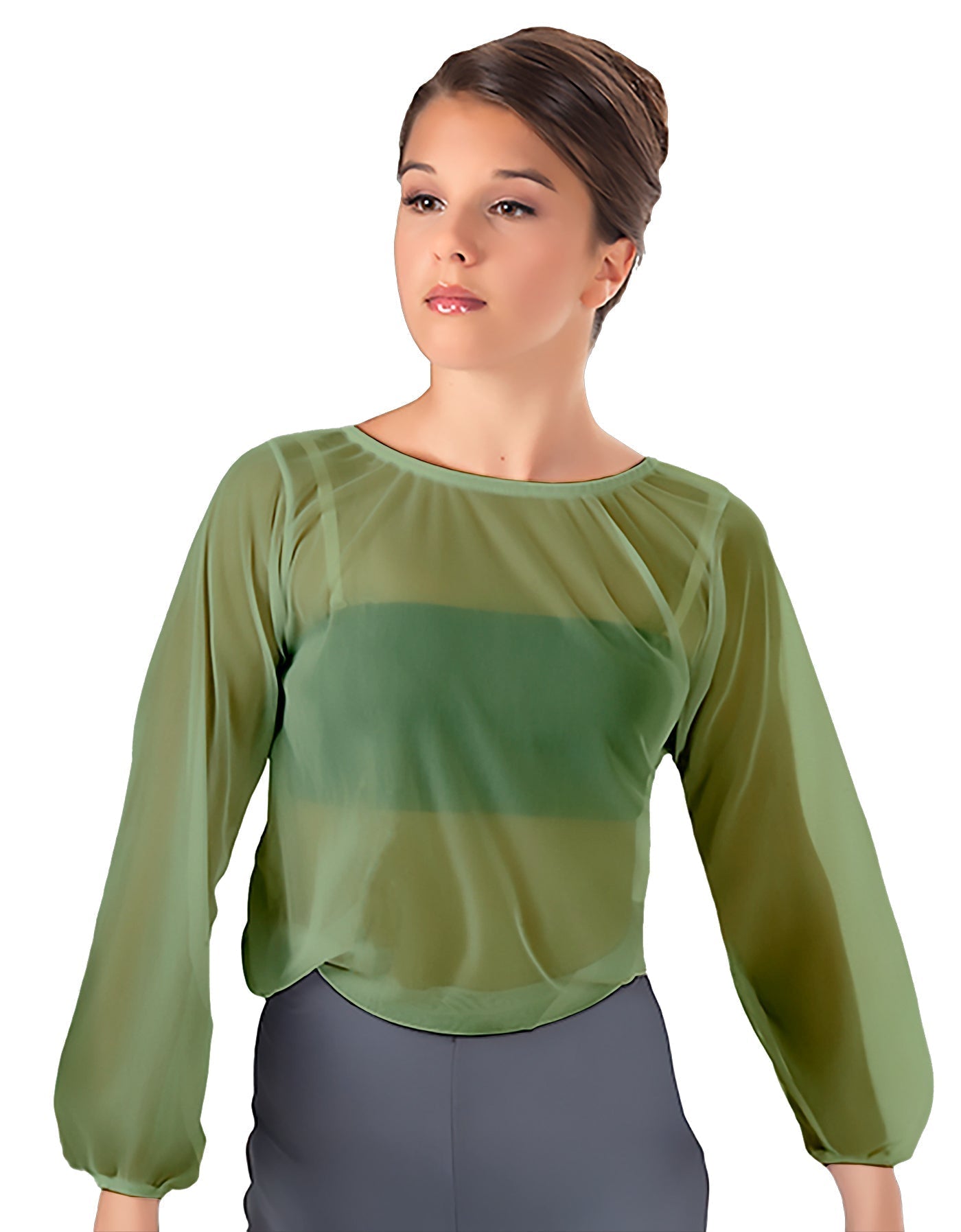 Solid Chiffon Fade Into You Top