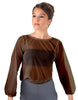 Solid Chiffon Fade Into You Top