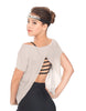 Solid Glitter Chiffon Flawless Top