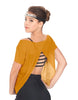 Solid Glitter Chiffon Flawless Top