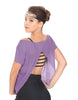 Solid Glitter Chiffon Flawless Top