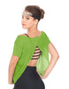 Solid Glitter Chiffon Flawless Top