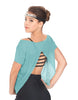 Solid Glitter Chiffon Flawless Top